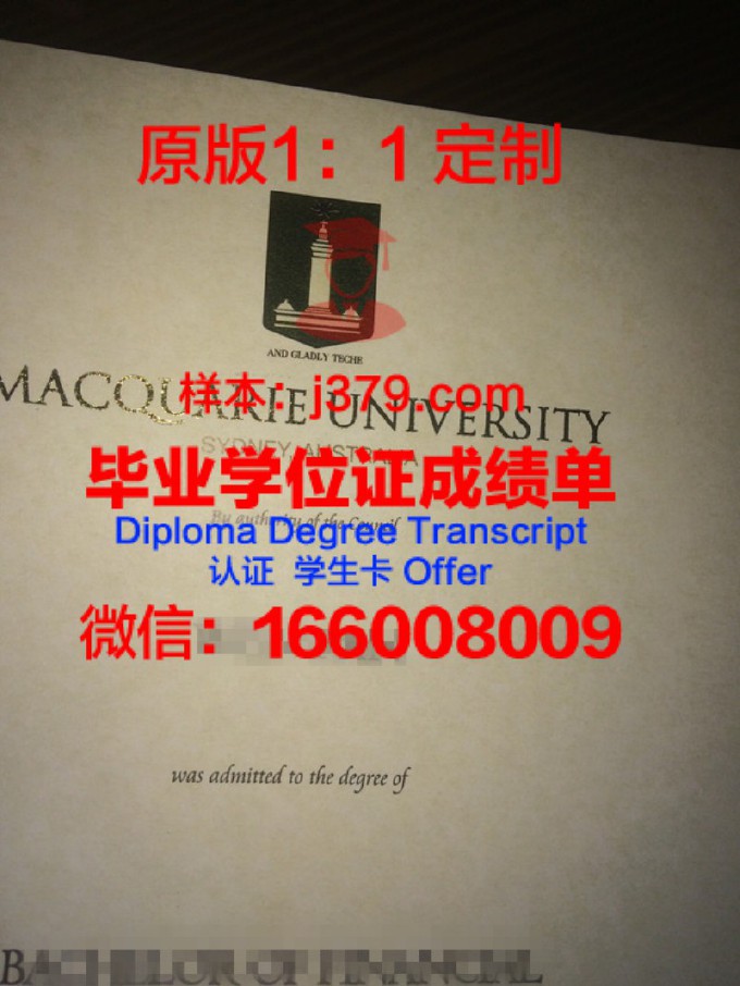 麦考瑞大学硕士学位证明(麦考瑞大学学历教育部认可)